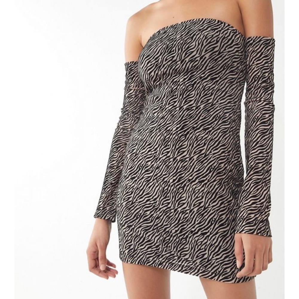 Zebra 🦓 velvet dress